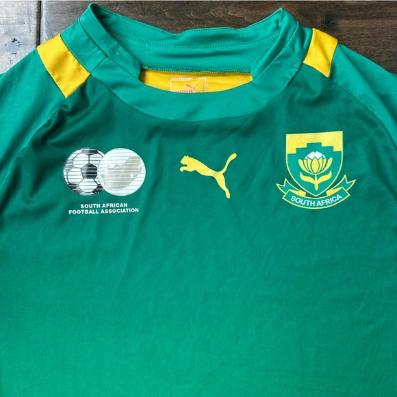 South Africa Puma Football Shirt Away 2012/2013/2014 Soccer‎ Jersey Men Size XL - Picture 4 of 8